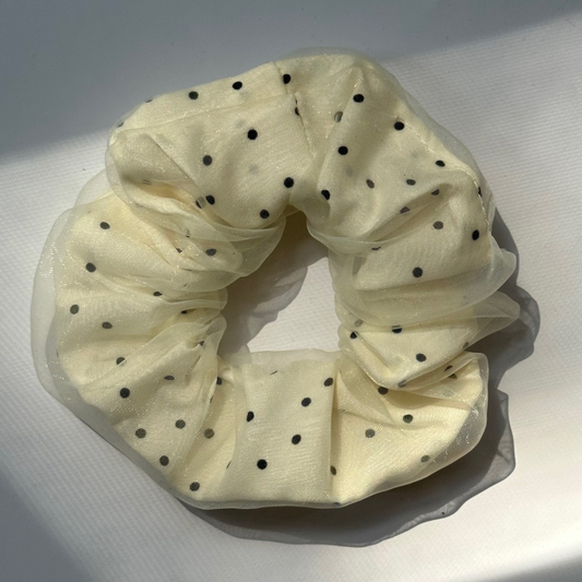 Double Layered Polka Dot Scrunchies