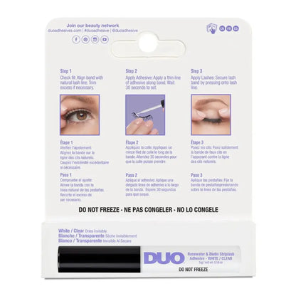 DUO Rosewater &amp; Biotin StripLash Adhesive – White/Clear