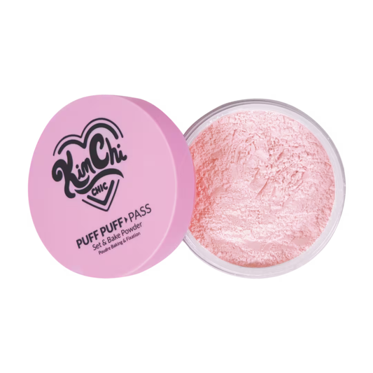 PUFF PUFF PASS SET & BAKE POWDER - Pink KimChi Chic Beauty