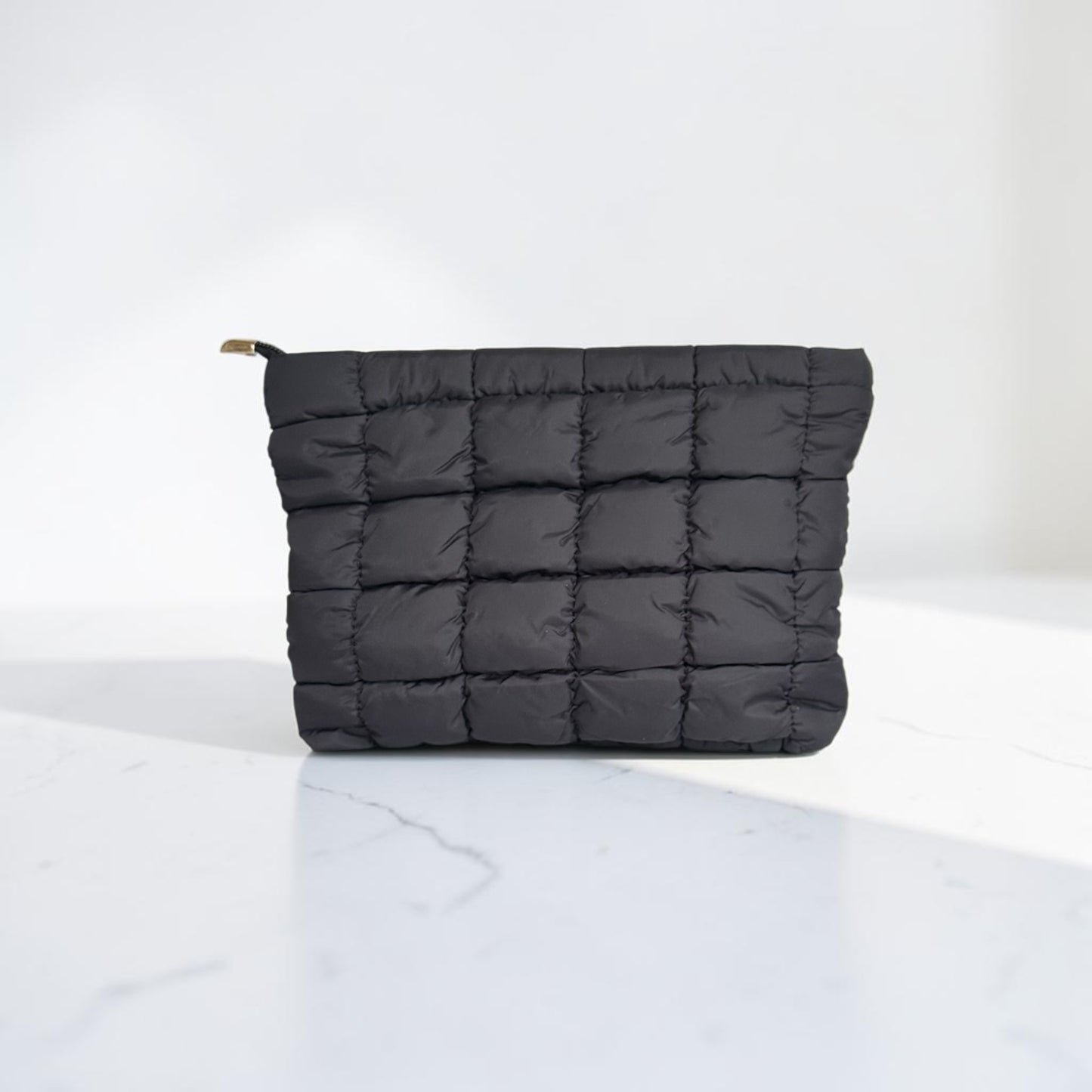 Quilted Puffy Makeup Bag
