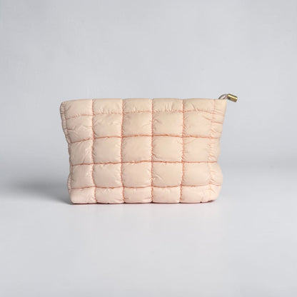 Quilted Puffy Makeup Bag