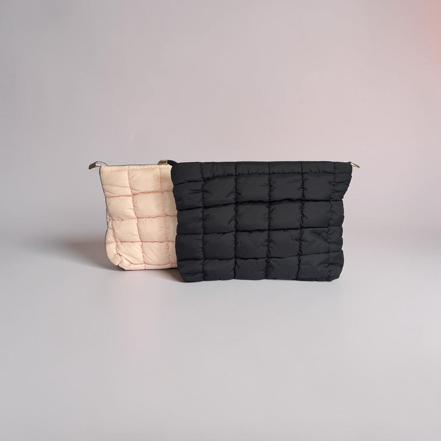 Quilted Puffy Makeup Bag