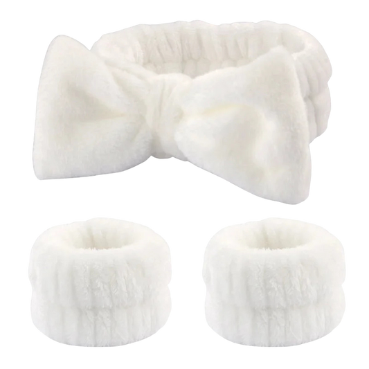 Spa Headband with wristbands