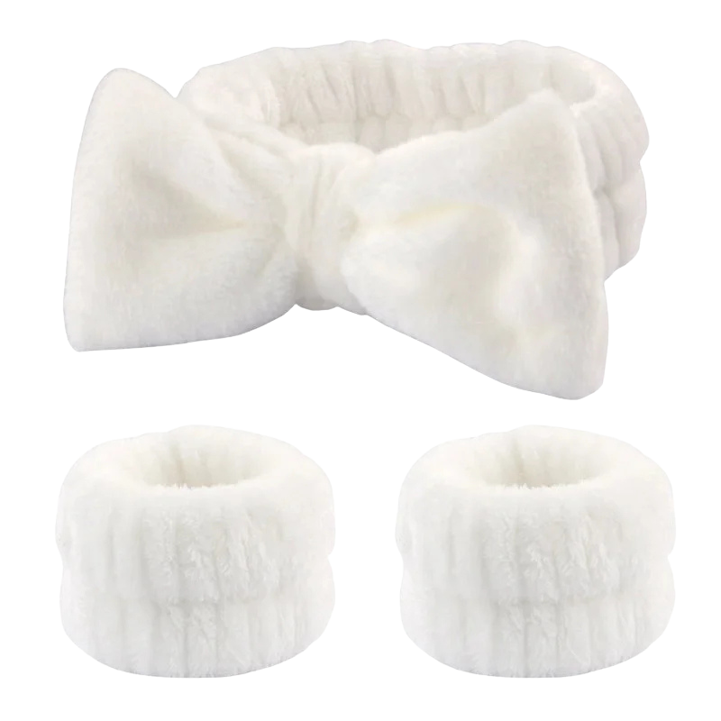 Spa Headband with wristbands