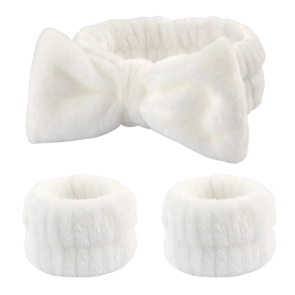 Spa Headband with wristbands