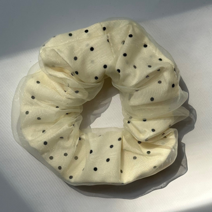 Double Layered Polka Dot Scrunchies