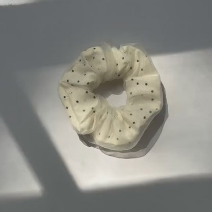 Double Layered Polka Dot Scrunchies