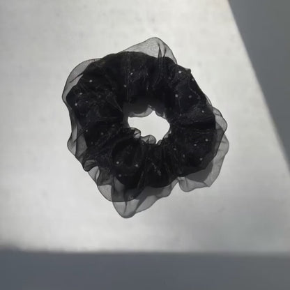 Double Layered Polka Dot Scrunchies