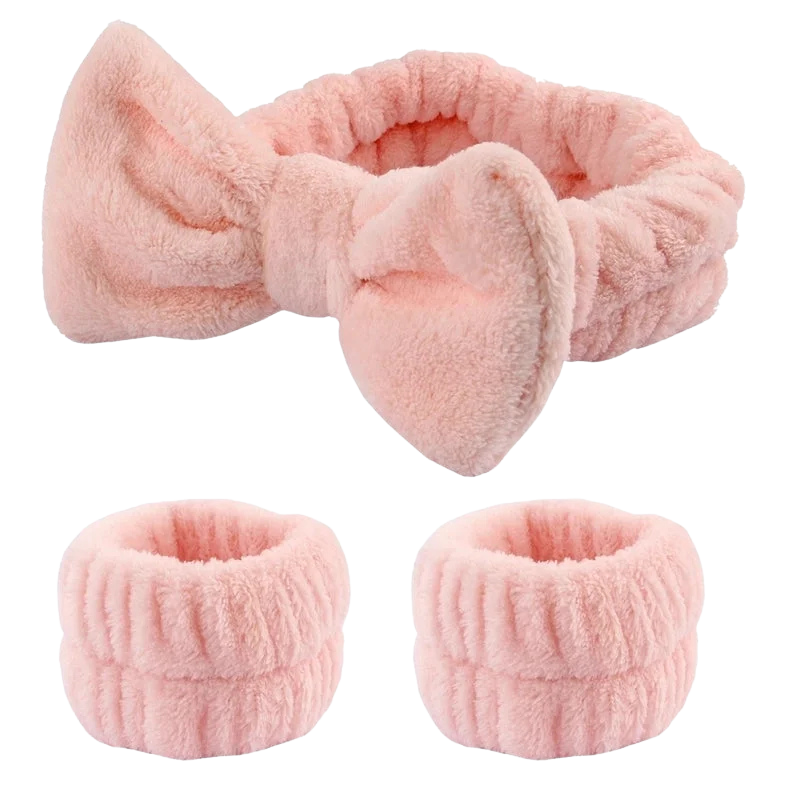 Spa Headband with wristbands